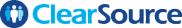 ClearSource company logo with stylized people icon in a blue circle.